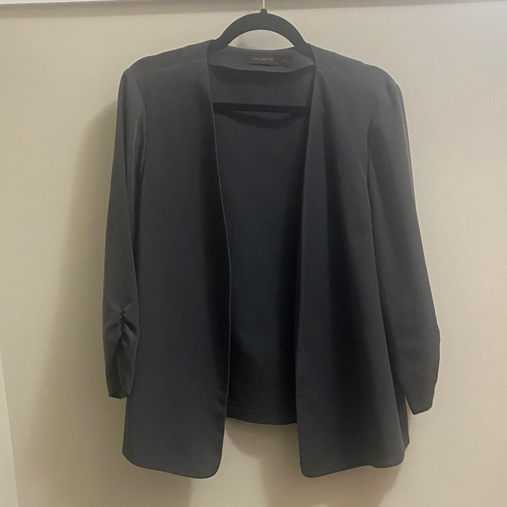 The Limited charcoal Gray Blazer